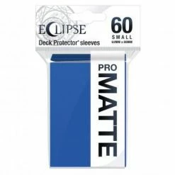Common Ground Games Ultra Pro Eclipse 60ct Small Size Card Sleeves Matte Blue (15638) Supplies