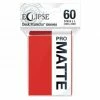Common Ground Games Supplies Ultra Pro Eclipse 60ct Small Size Card Sleeves Matte Red (15640)