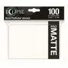 Common Ground Games Ultra Pro Eclipse 100ct Standard Size Card Sleeves Matte White (15612)