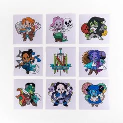 Common Ground Games Critical Mighty Nein Chibi Vinyl Decal Set