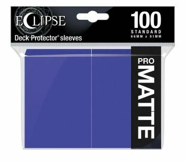 Common Ground Games Ultra Pro Eclipse 100ct Standard Size Card Sleeves Matte Purple (15622) Supplies