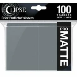 Common Ground Games Ultra Pro Eclipse 100ct Standard Size Card Sleeves Matte Grey (15623)