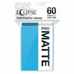 Common Ground Games Ultra Pro Eclipse 60ct Small Size Card Sleeves Matte Sky Blue (15639) Supplies