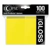 Common Ground Games Supplies Ultra Pro Eclipse 100ct Standard Size Card Sleeves Gloss Lemon Yellow (15608)