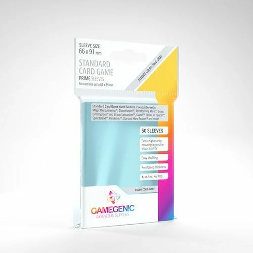 Common Ground Games Gamegenic 50ct Prime Standard Card Board Game Sleeves