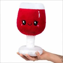 Common Ground Games Squishables Mini Red Wine Glass Toys