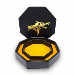 Common Ground Games Supplies Norse Foundry Dice Tray Gold Wolf