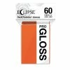 Common Ground Games Ultra Pro Eclipse 60ct Small Size Gloss Sleeves Pumpkin Orange (15631)