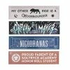 Common Ground Games Critical Role Mighty Nein Bumper Sticker 4-pack