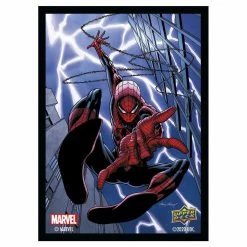 Common Ground Games Supplies Upper Deck Marvel Standard Matte Card Sleeves - Spider-Man (93482)
