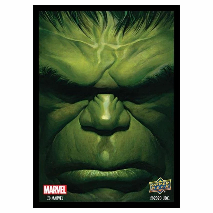 Common Ground Games Upper Deck Marvel Standard Matte Card Sleeves - Hulk (95205)