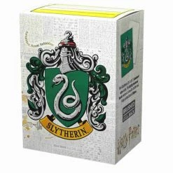 Common Ground Games Dragon Shield 100ct Standard Size Brushed Art Sleeves Harry Potter Slytherin (16028)