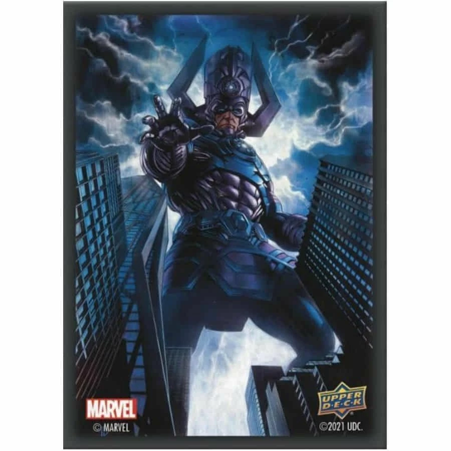 Common Ground Games Upper Deck 65ct Standard Card Game Sleeves Marvel Galactus Supplies