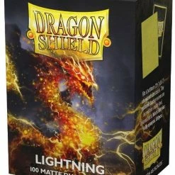 Common Ground Games Dragon Shield 100ct Standard Card Game Matte Dual Sleeves - Lightning (15047)