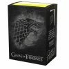 Common Ground Games Dragon Shield Brushed Art Sleeves Game Of Thrones House Stark Standard Size 100ct (16029)