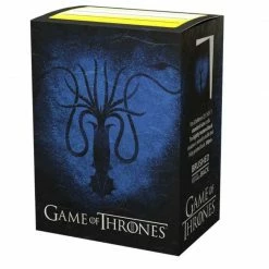 Common Ground Games Dragon Shield Brushed Art Sleeves Game Of Thrones House Greyjoy Standard Size 100ct (16032)