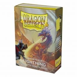 Common Ground Games Dragon Shield 60ct Japanese Size Matte Dual Sleeves Lightning Supplies