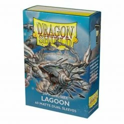 Common Ground Games Dragon Shield 60ct Japanese Size Matte Dual Sleeves Lagoon