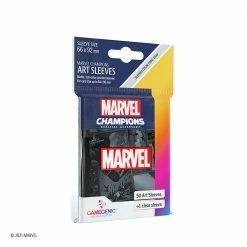 Common Ground Games Gamegenic 50ct Standard Size Card Sleeves Marvel Champions Black (15013)