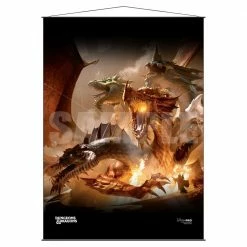 Common Ground Games Supplies Ultra Pro Wallscroll D&D Rise Of Tiamat (18790)