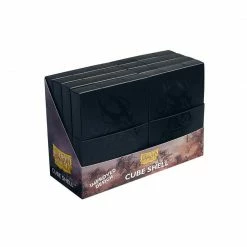 Common Ground Games Supplies Dragon Shield 8ct Cube Shell Deck Boxes Black (30524)