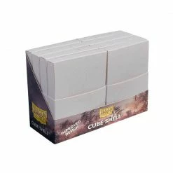 Common Ground Games Dragon Shield 8ct Cube Shell Deck Boxes Ashen White (30535) Supplies