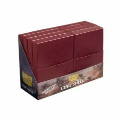 Common Ground Games Dragon Shield 8ct Cube Shell Deck Boxes Blood Red (30550)