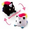 Common Ground Games Reversible White & Black Unicorn Plush