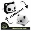 Common Ground Games Reversible Cat Skeleton Plush Toys