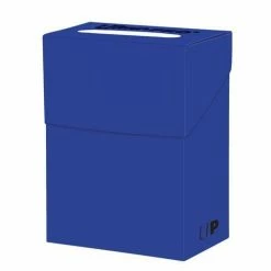 Common Ground Games Ultra Pro 80+ Deck Box With 50ct Standard Size Sleeves Blue (83724U) Supplies