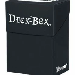 Common Ground Games Supplies Ultra Pro 80+ Deck Box With 50ct Standard Size Sleeves Black (83724B)