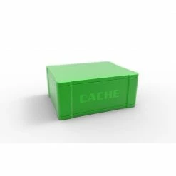 Common Ground Games Supplies Box Gods Deck Box Dice Cache Green