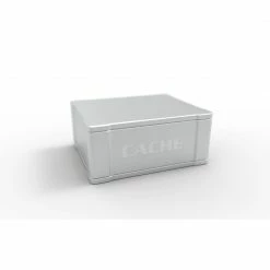 Common Ground Games Box Gods Deck Box Dice Cache Silver Supplies