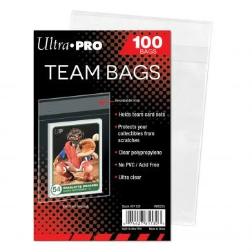 Other Ultra Pro Team Bags Resealable Sleeves (81130) Supplies