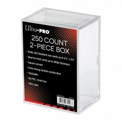 Other Ultra Pro 2-Piece 250 Count Clear Card Storage Box (81148)