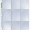 Other Card Pages: 9-Pocket Platinum Top Loading Page For Standard Size Cards Supplies