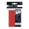 Other Ultra Pro Standard Card Game Sleeves 50ct Pro-Matte Red (82650) Supplies