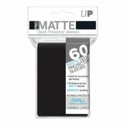 Other Ultra Pro Small Card Game Sleeves 60ct Pro-Matte Black (84021) Supplies