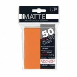 Other Ultra Pro Standard Card Game Sleeves 50ct Pro-Matte Orange (84184)