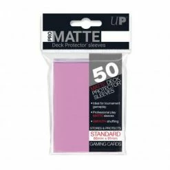 Other Supplies Ultra Pro Standard Card Game Sleeves 50ct Pro-Matte Pink (84185)
