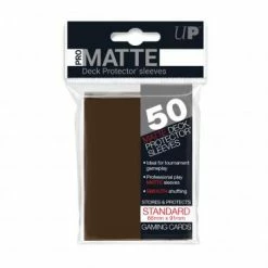 Other Ultra Pro Standard Card Game Sleeves 50ct Pro-Matte Brown (84189) Supplies