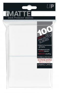 Other Ultra Pro Standard Card Game Sleeves 100ct Pro-Matte White (84513) Supplies