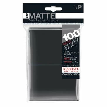 Other Ultra Pro Standard Card Game Sleeves 100ct Pro-Matte Black (84515) Supplies