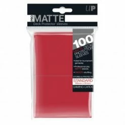Other Ultra Pro Standard Card Game Sleeves 100ct Pro-Matte Red (84516)