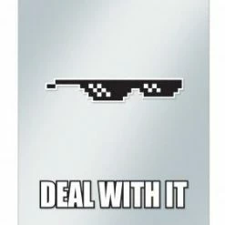 Other Ultra Pro Standard Card Game Sleeve Covers 50ct Memes Deal With It (84579)