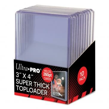Other Ultra Pro 3" X 4" Super Thick 260pt Toploader 10ct (85238) Supplies
