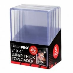 Other Ultra Pro 3" X 4" Super Thick 360pt Toploader 5ct (85239)