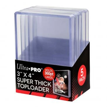 Other Ultra Pro 3" X 4" Super Thick 360pt Toploader 5ct (85239)