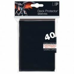 Other Supplies Ultra Pro Oversize Card Game Sleeves 40ct Top Loading Black (85381)