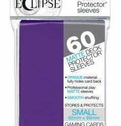 Other Supplies Ultra Pro Small Card Game Sleeves 60ct PRO-Matte Eclipse Royal Purple (85832)